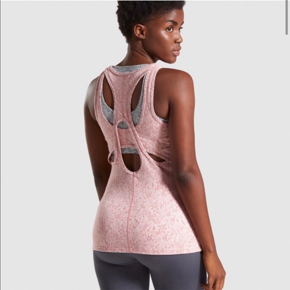 Gymshark Fleur Texture Vest Tank Top - Picture 2 of 6